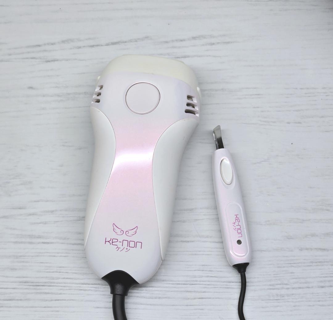 【極美品】脱毛器 ケノン Ver 6.0 眉毛脱毛器付 パールホワイト