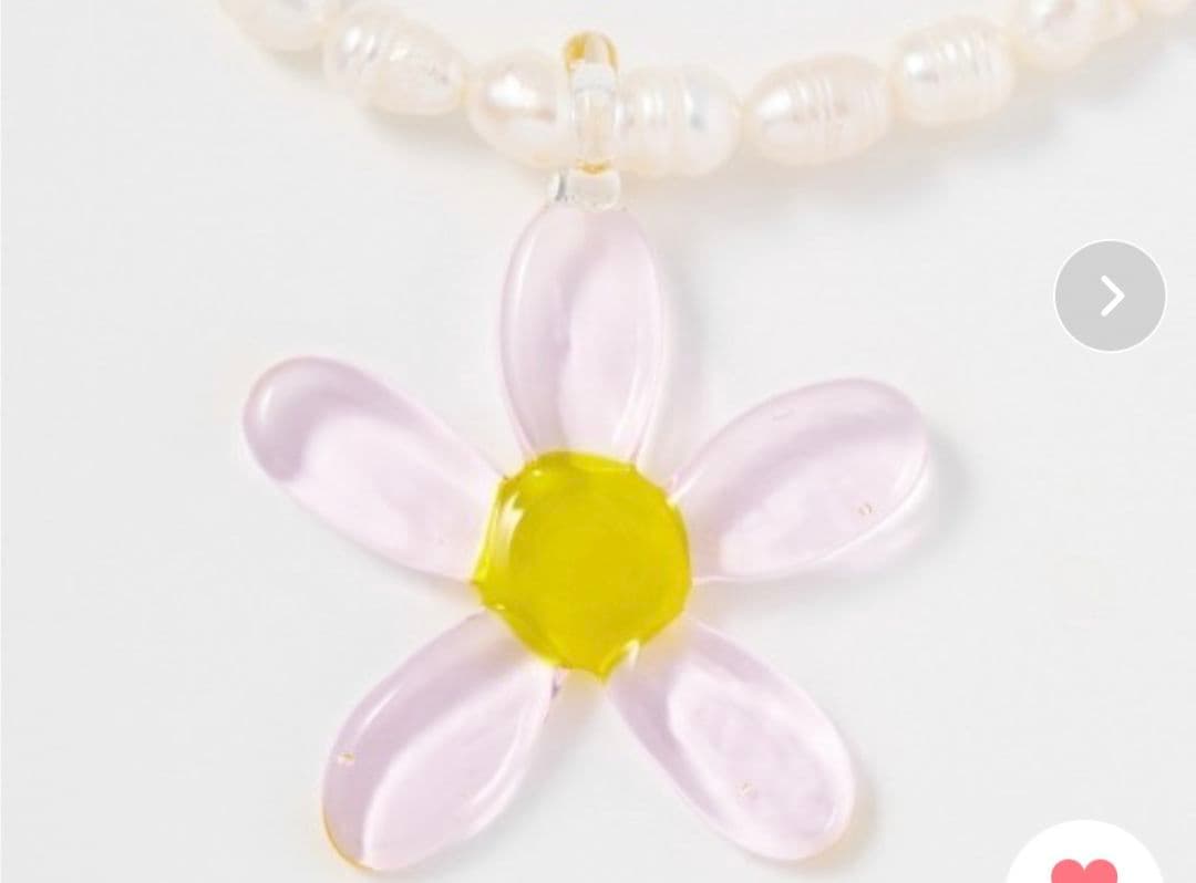 NINFA 花のペンダント ネックレス