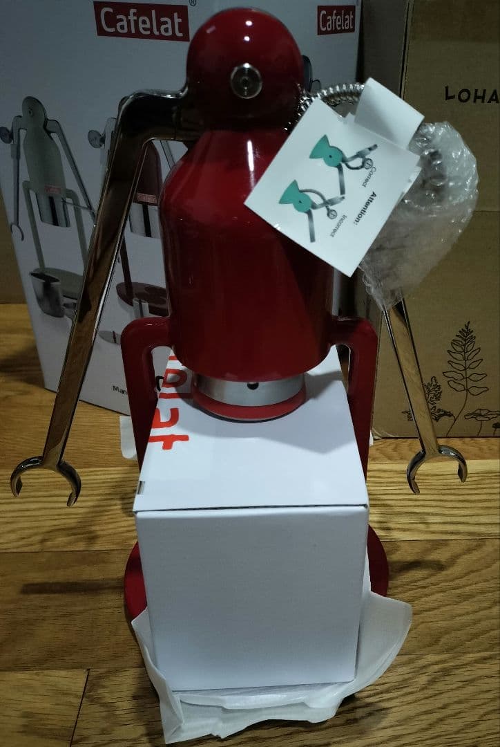 Caferat Robot バリスタモデル 赤 未使用
