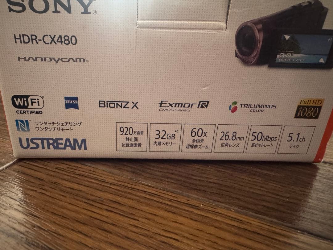ビデオカメラ sony HDR-cx480