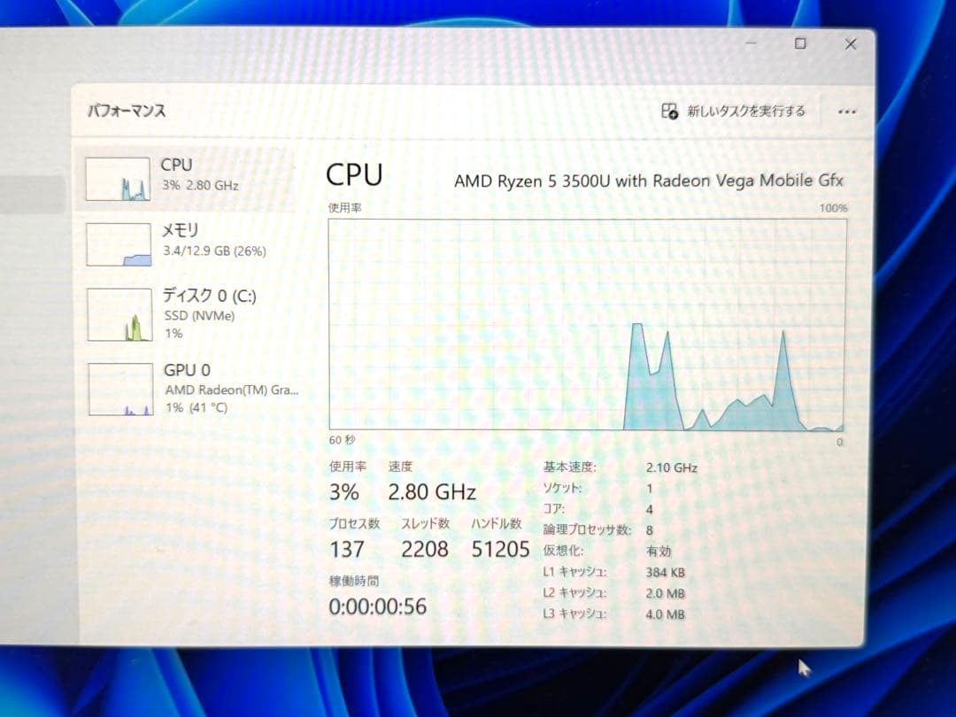 ミニPC GMKtec G10 16GB+512GB Ryzen 5 3500U