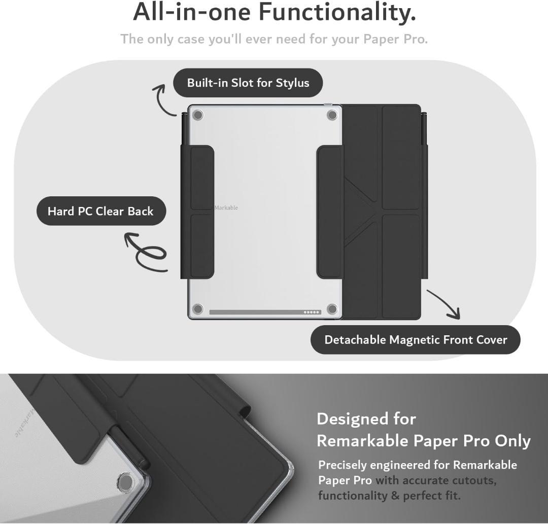 【新品・未使用】Remarkable Paper Pro用分離型マグネットケース