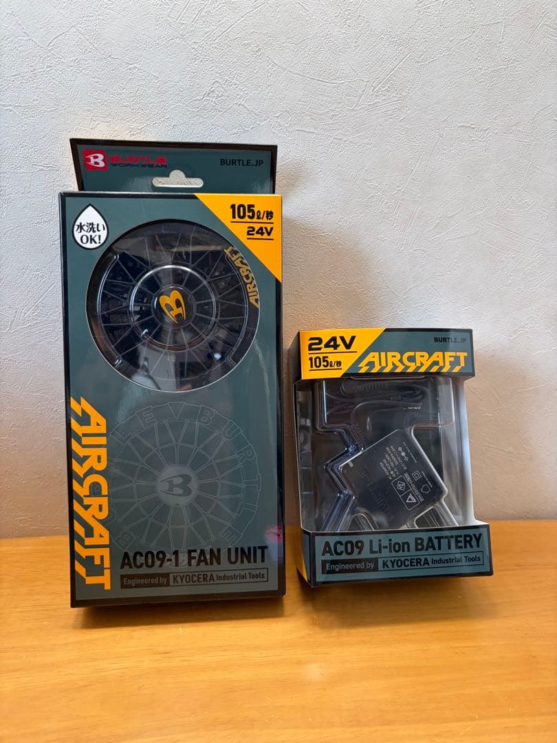 【新品】BURTLE AC09 エアークラフト　ファン　24V バッテリー
