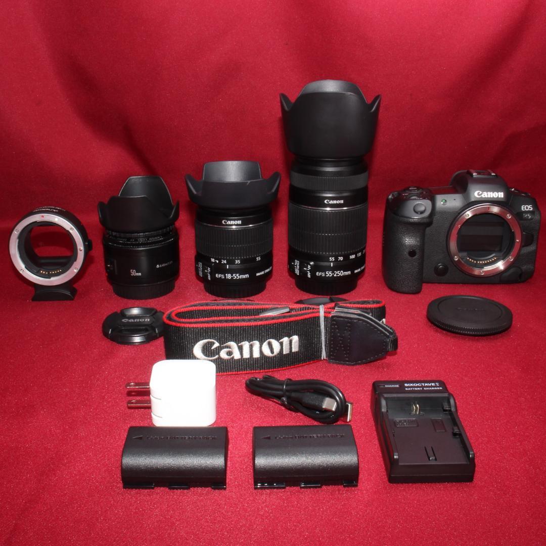 ⭐予備バッテリー付き⭐❤️Canon EOS R５ トリプルレンズセット❤️