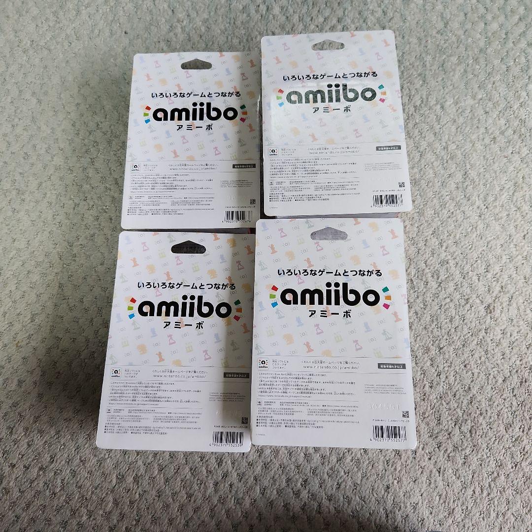 新品未開封amiibo フィギュア 4体セット