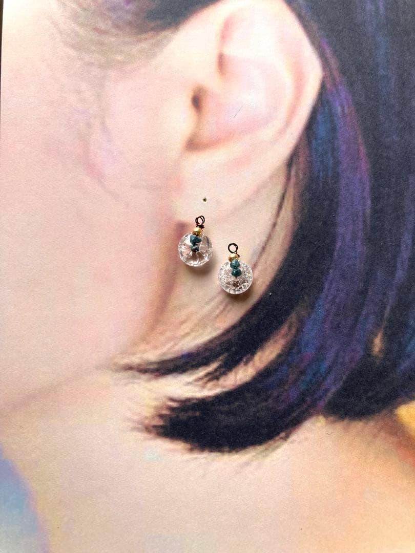 no.0390 ブルーダイヤモンドとspark crystal