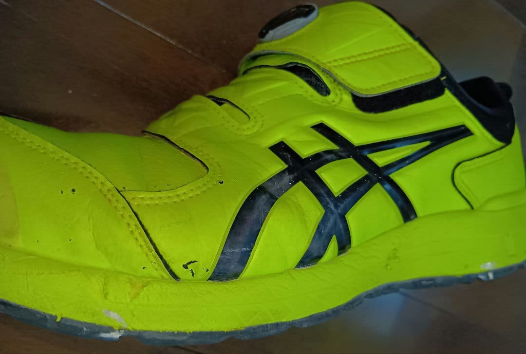 ASICS 蛍光イエロー 安全靴 BOAシステム
