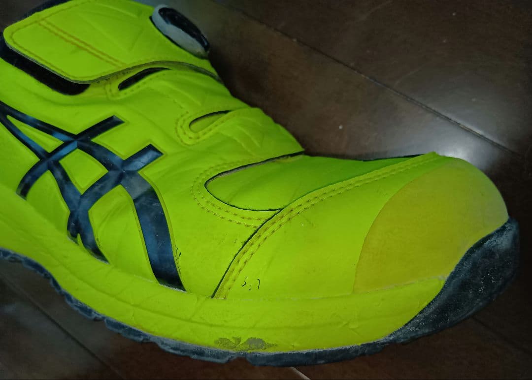 ASICS 蛍光イエロー 安全靴 BOAシステム