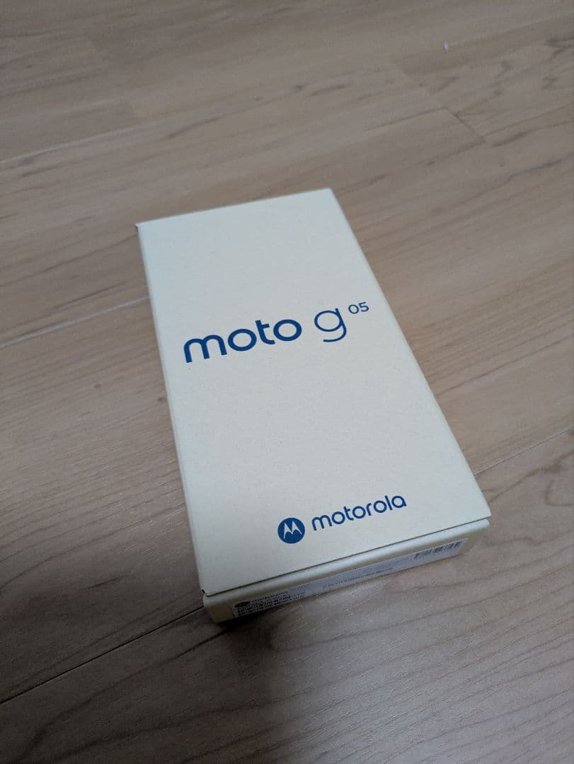 【新品未開封】 motorola moto g05 ミスティブルー 128GB