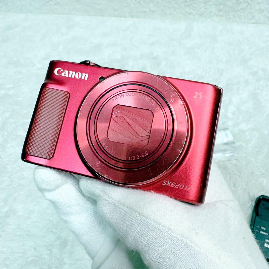 Canon PowerShot SX620 HS レッド 動作品 付属品あり