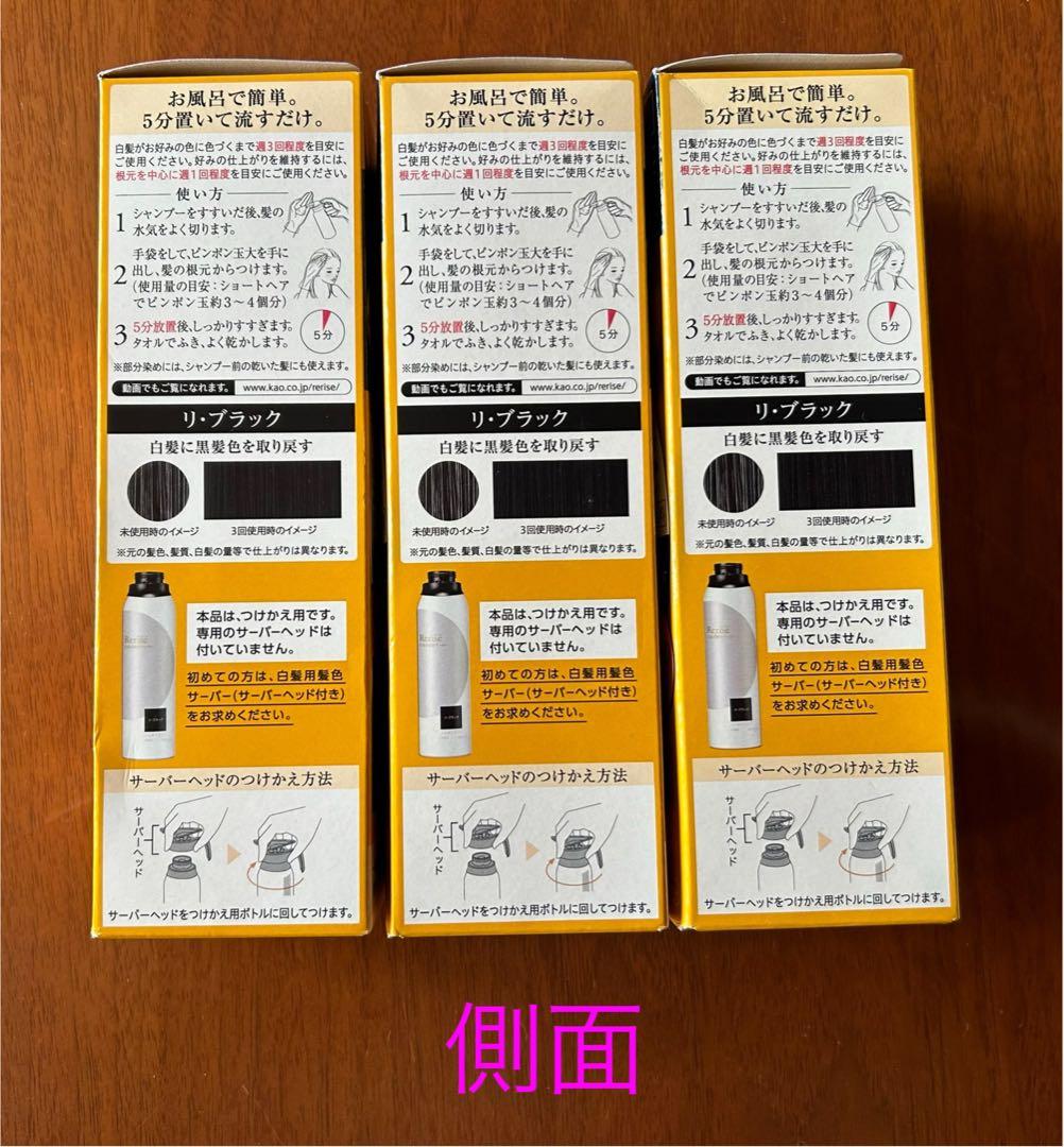 ◎ Rerise 白髪染め つけかえ用 【3本セット】