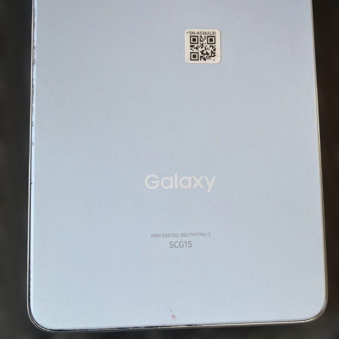 値下げ 中古 Galaxy A53G ブルー 初期化済 バッテリー80%以上