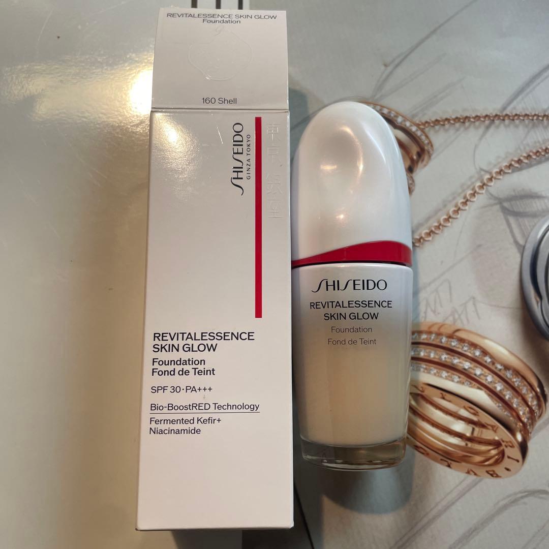 SHISEIDO SKIN GLOW 160 エッセンス　スキングロウファンデ