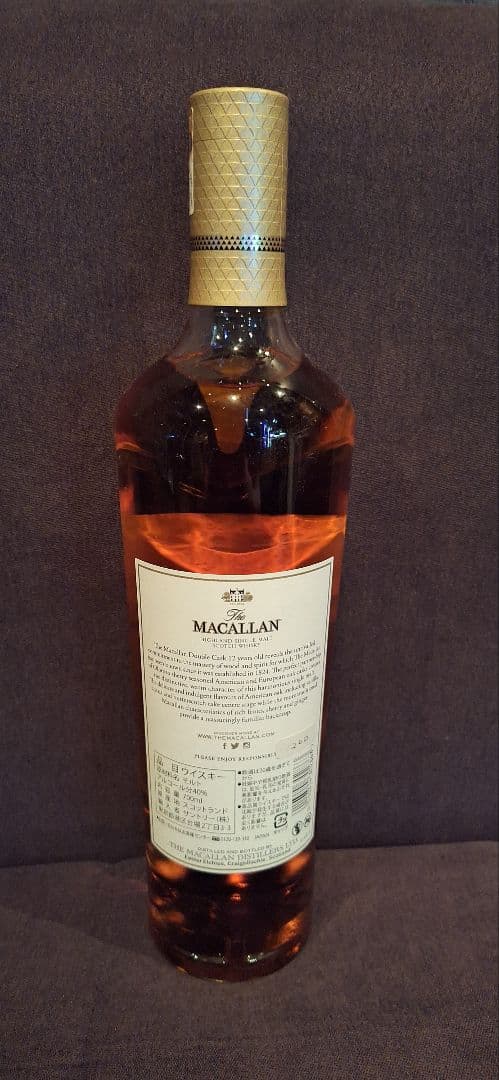 The Macallan 12 Year Old 700ml　ダブルカスク