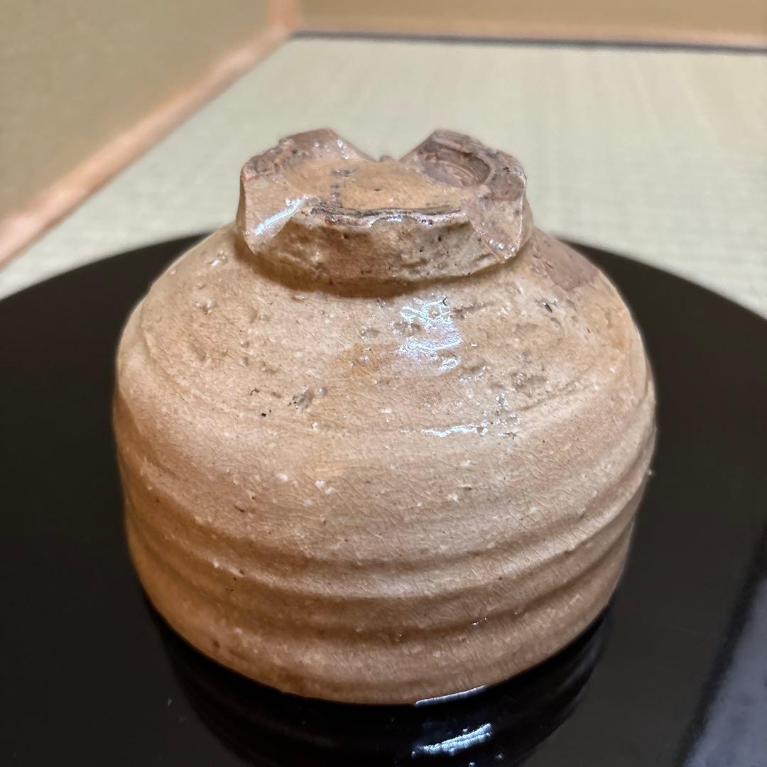 萩焼　晴雲山　7代目　岡田仙舟　茶盌　共箱付　栞付　未使用　茶人好み