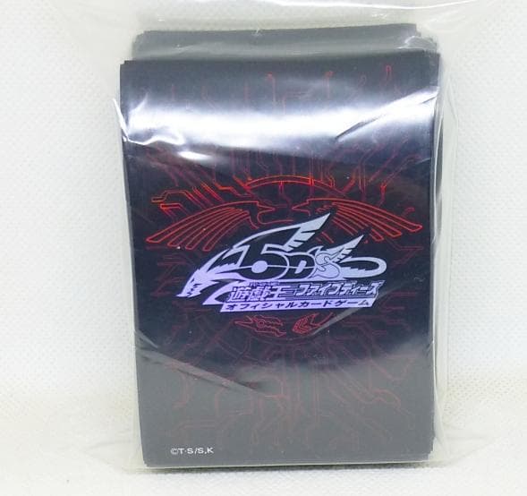 中古100枚 遊戯王5Ds 竜の紋章 赤 レッド スリーブ