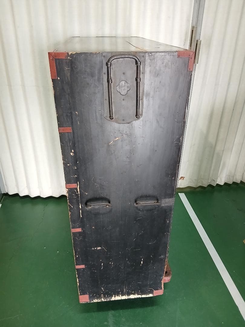 送料込み 和箪笥 引き出し レトロ アンティーク 古家具 黒色