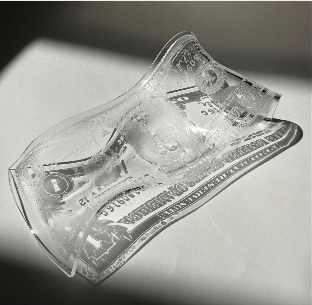 EVANS BANKNOTE INCENSE HOLDER クリア