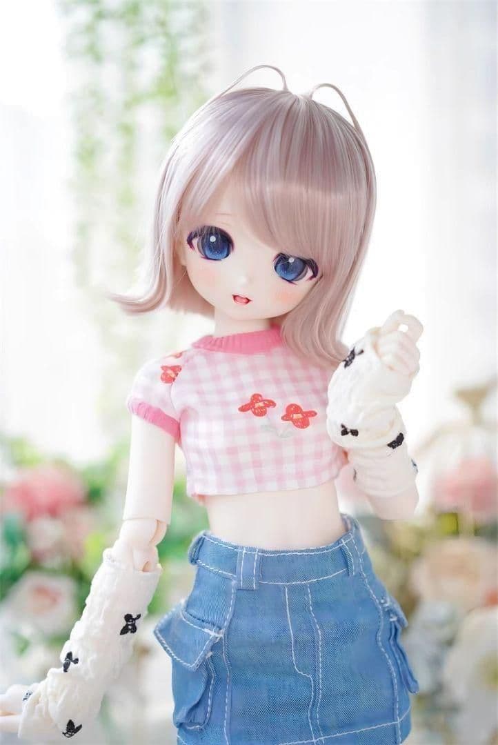 AX579 BJD 1/3 人形 ドール　用ウィッグ カツラ 耐熱 ハンドメイド