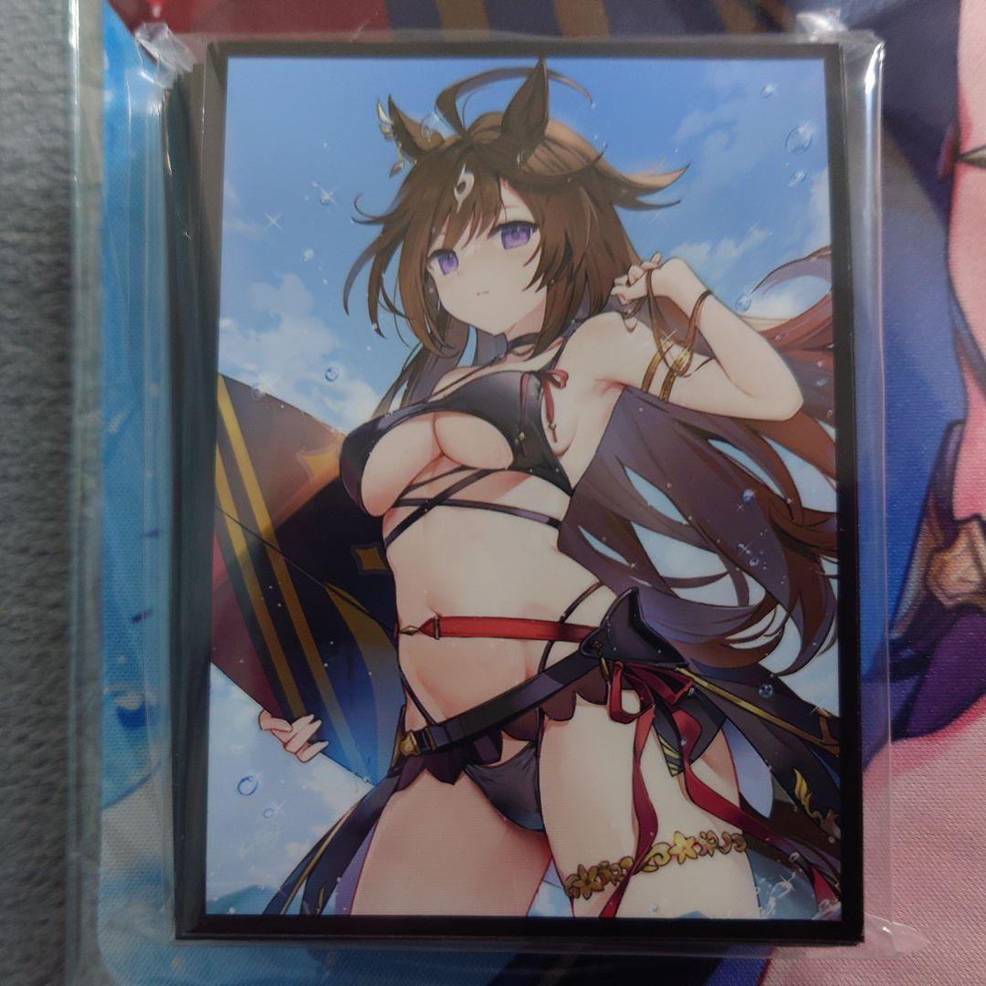 α2 ウマ娘 サーフボード&ビキニ ドゥラメンテ スリーブ&プレイマット