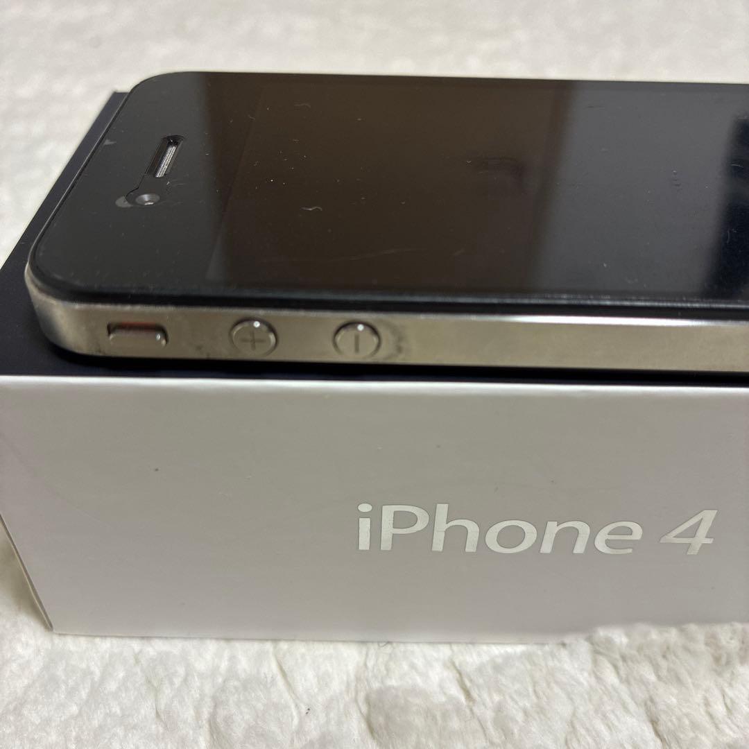 Apple iPhone 4 本体 ブラック USBケーブル付