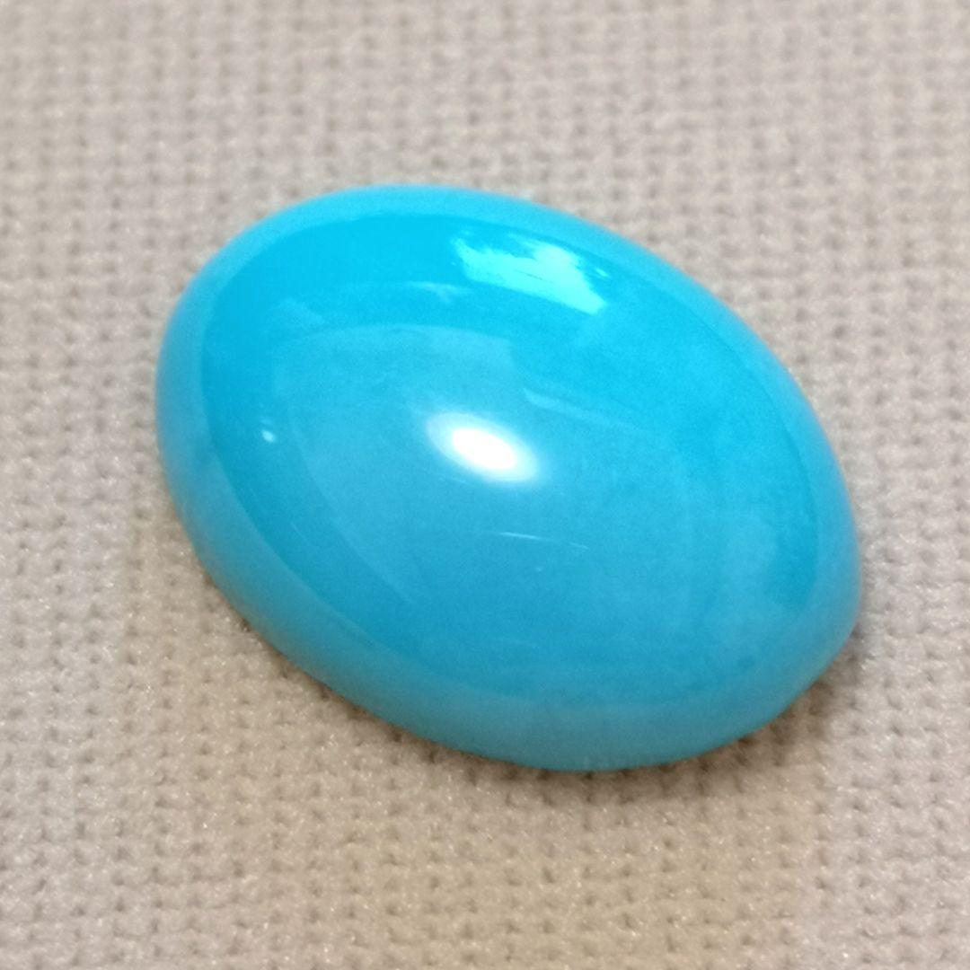 【130】 ターコイズ 大粒  10.35ct  オーバルカボションカット