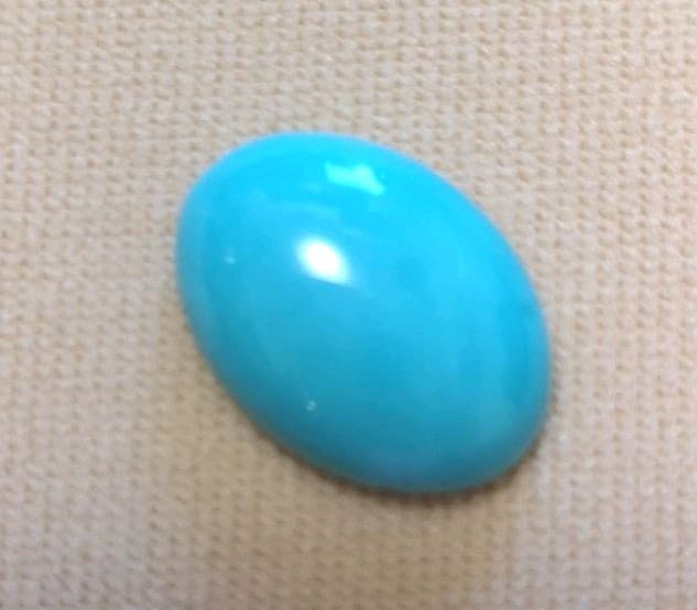 【130】 ターコイズ 大粒  10.35ct  オーバルカボションカット