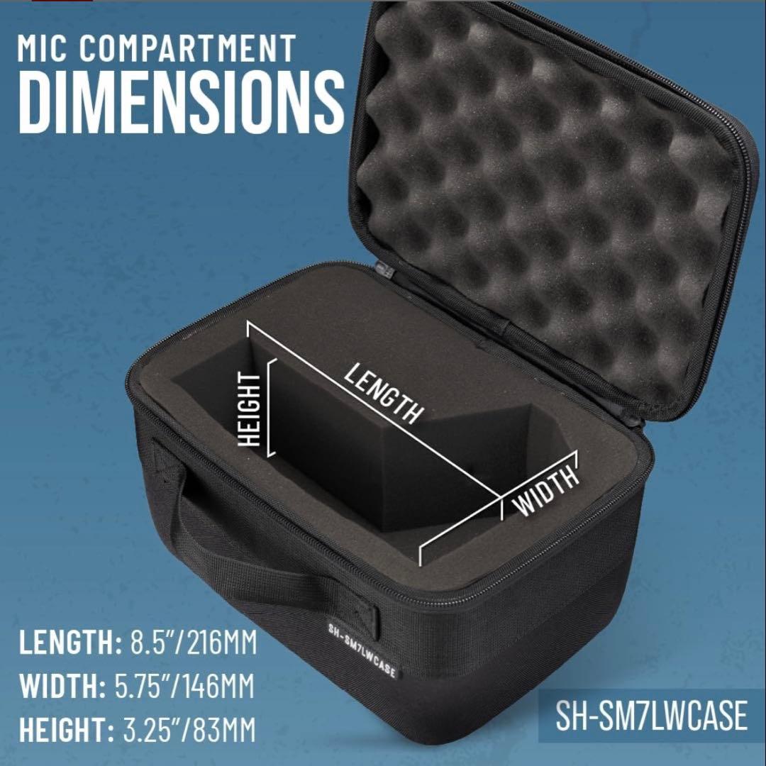 SHURE SH-SM7LWCASE SM7シリーズ専用マイクケース