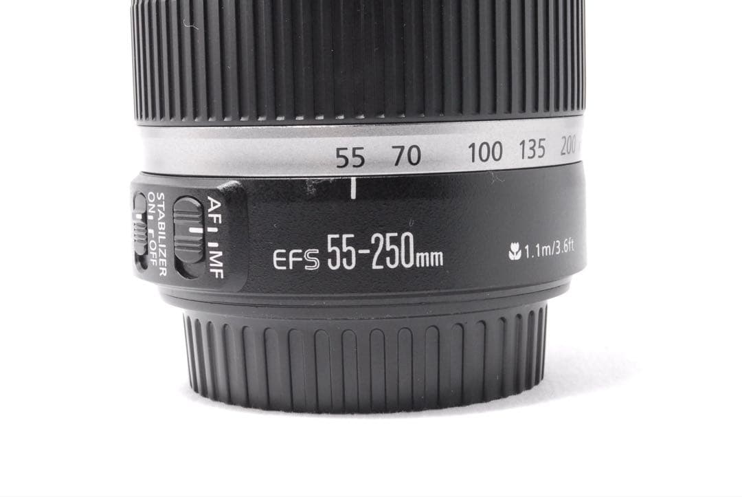 美品✨手ぶれ補正機能付✨Canon EF-S 55-250mm IS望遠レンズ