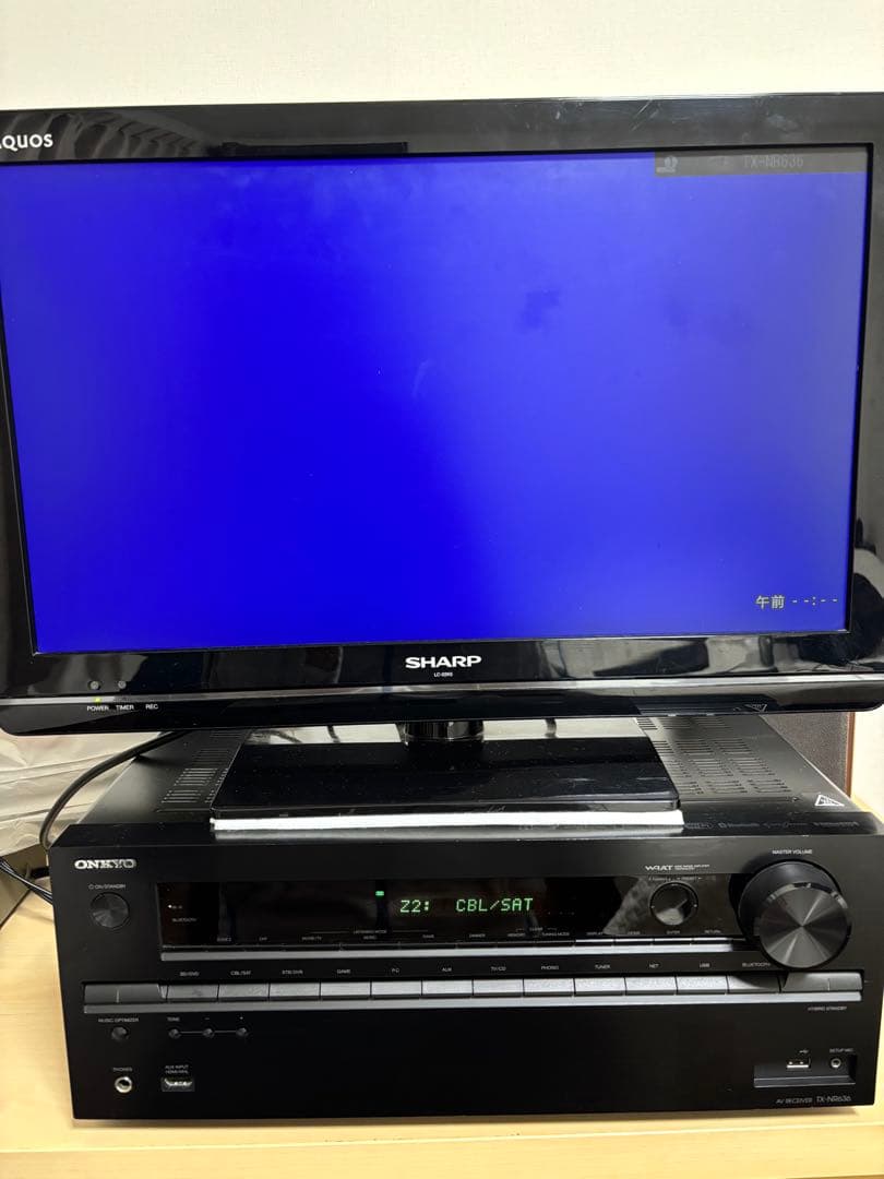 実働品ONKYO 7.1ch TX-NR636 4KAtmos対応純正リモコン付
