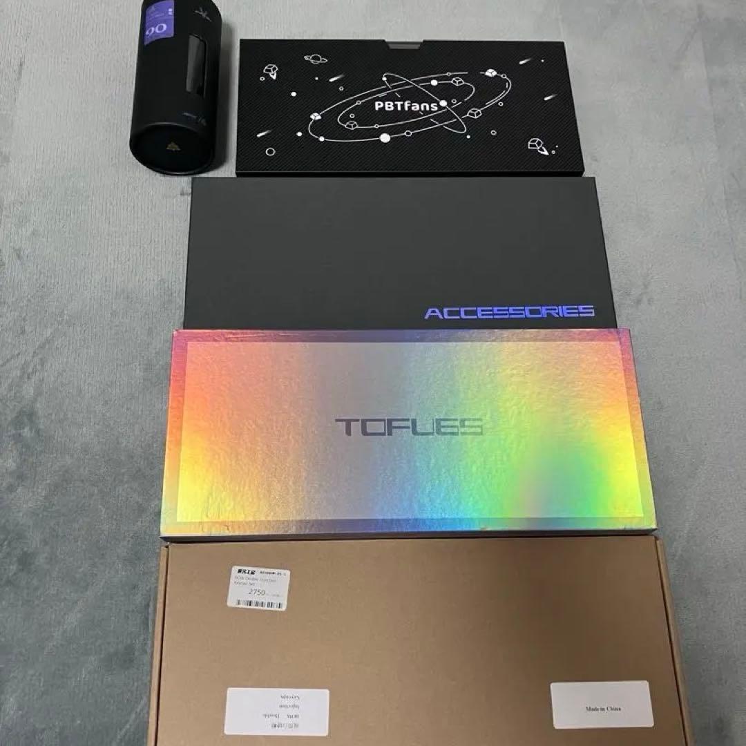 Tofu65 2.0＋Vertex V1＋キーキャップ2種類