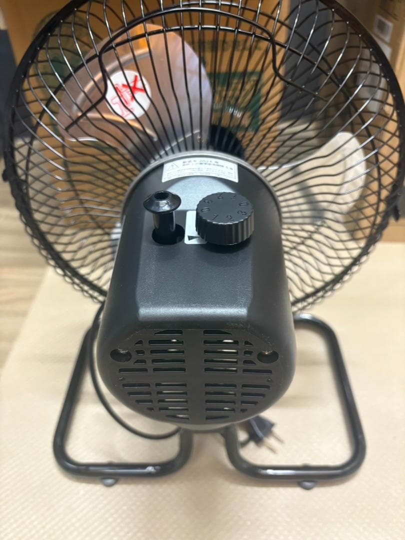 新品未使用 広電 業務用扇風機ミニ 25cm 据置き型 上下左右360°