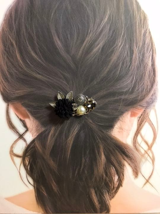 ハンドメイド　ポニーフック No.34