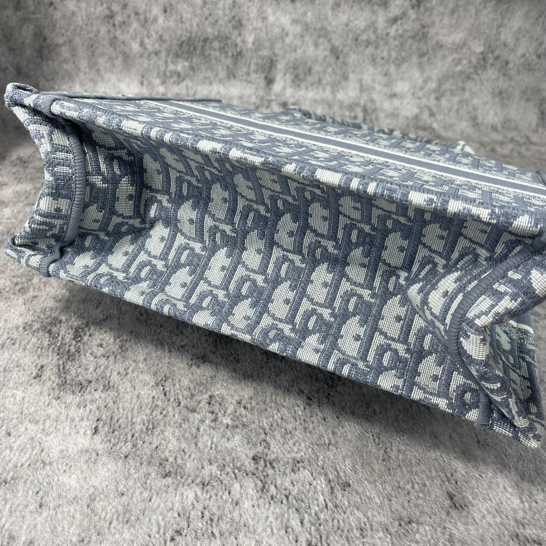 Tote 36cm 刺繡 エコバッグ グレー・ピンク M1296ZRIW