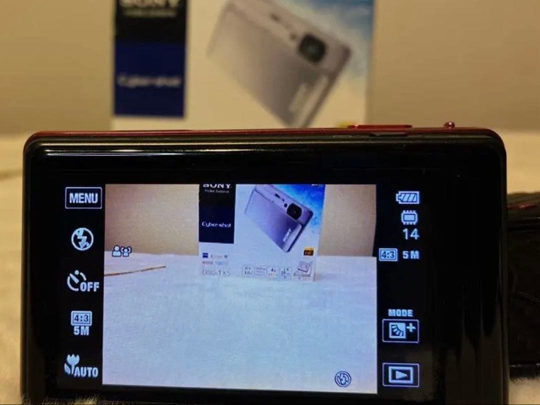 【希少・動作確認済】SONY Cyber-shot DSC-TX5 レッド フル