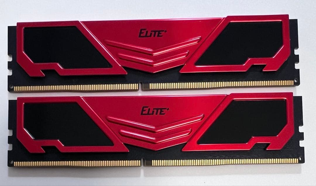 DDR4メモリー　16GB×2　Team Elite