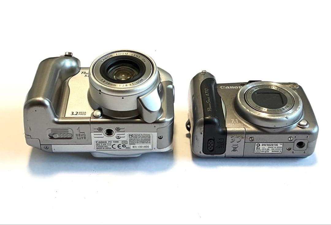 キャノン　PowerShot A710 IS／S1 IS デジカメ 2台セット