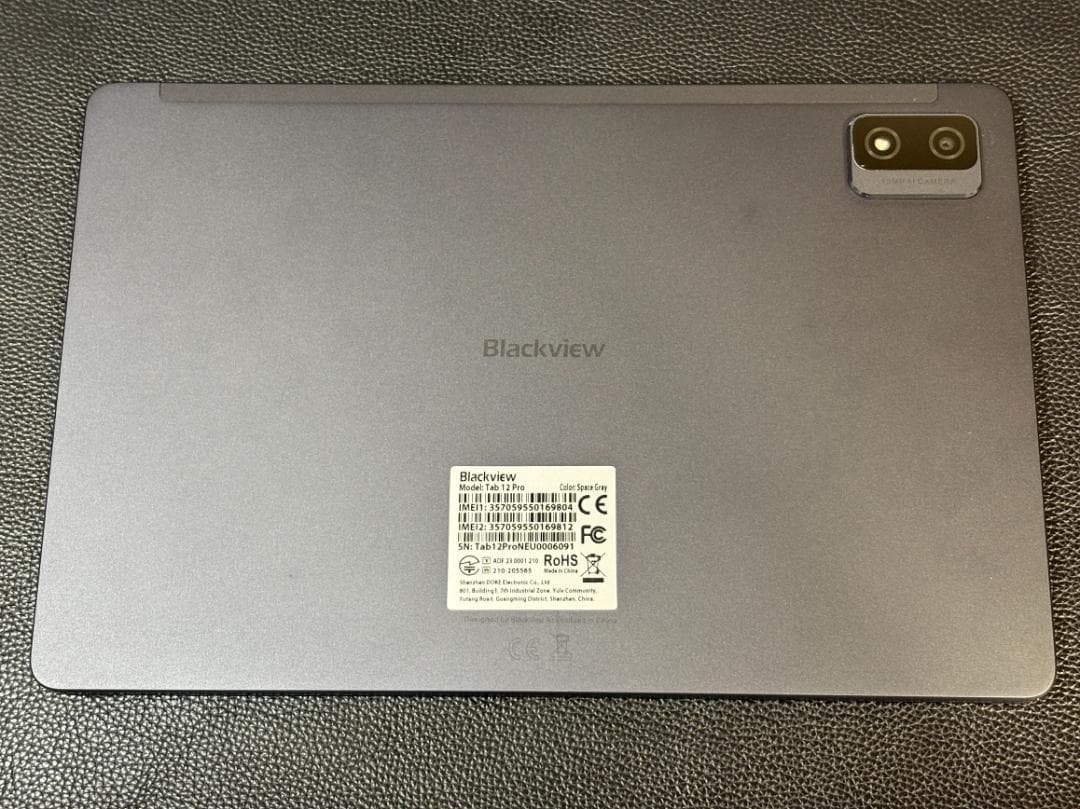 Blackview Tab 12 Pro メモリー8GB ストレージ 128GB