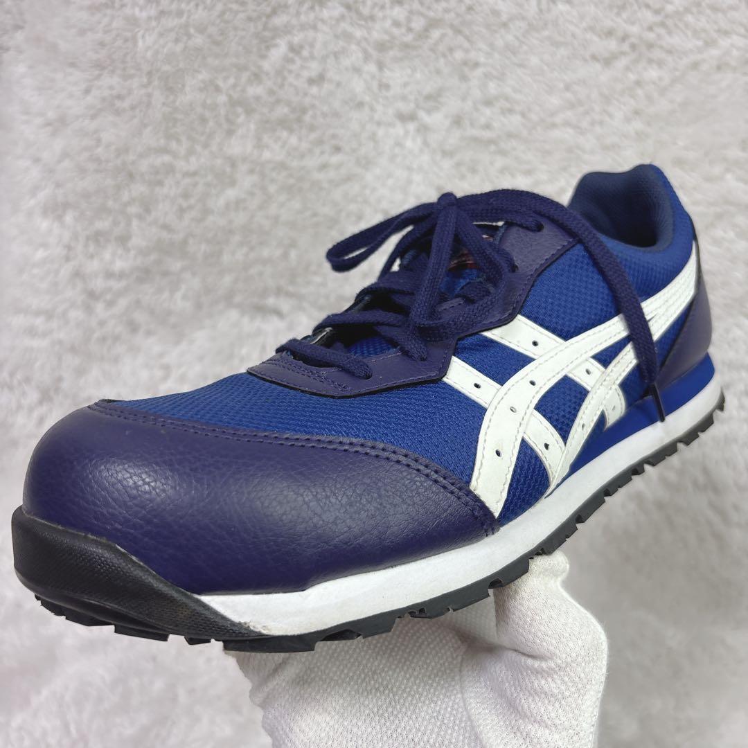 アシックス　安全靴　asics ウィンジョブ　FCP201 27.5cm 青