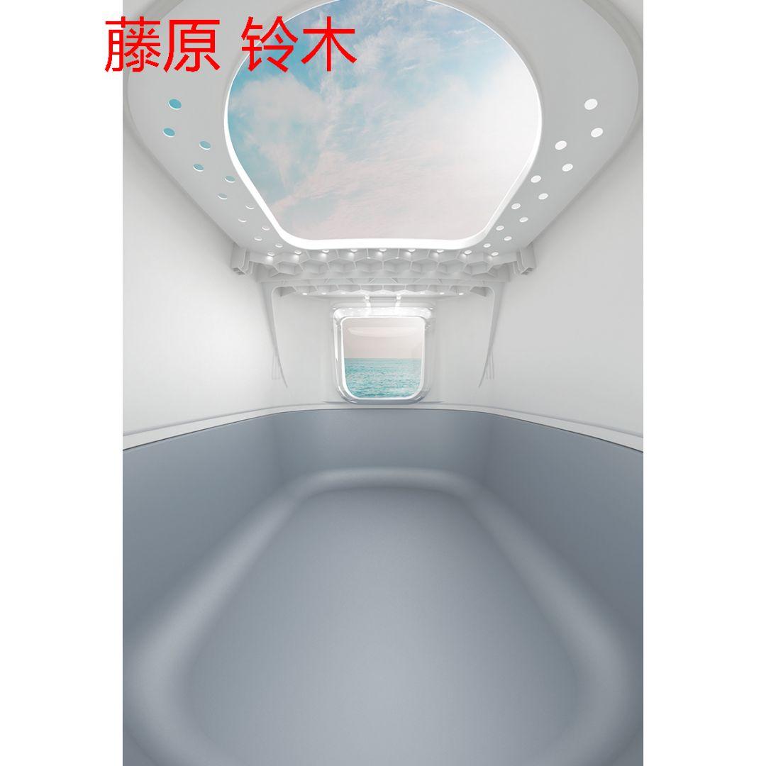 猫トイレ本体 取り外し可能 完全に閉じた猫用トイレ スコップ付き 掃除しやすP