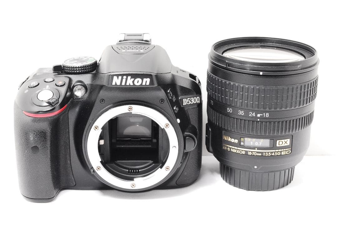 Nikon D5300 一眼レフカメラ スマホ転送機能搭載 シングルレンズセット