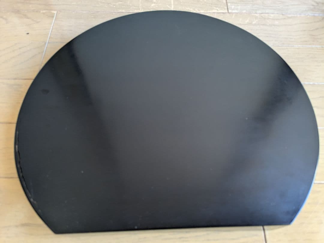 お茶道具　茶道具　御膳　輪島塗　布着堅地　半月繕