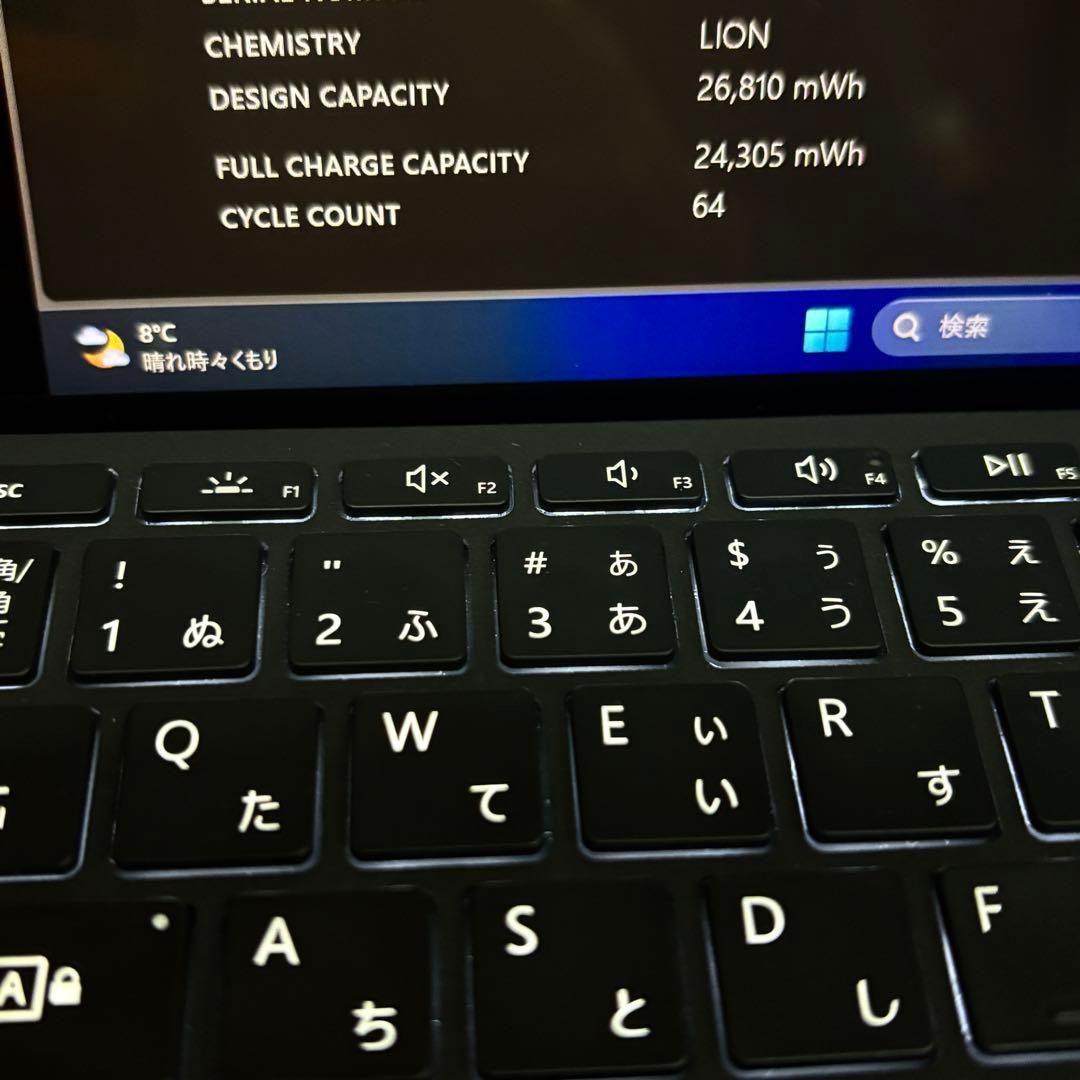 バッテリー良好の美品！Surface Go3 キーボード付き オフィス