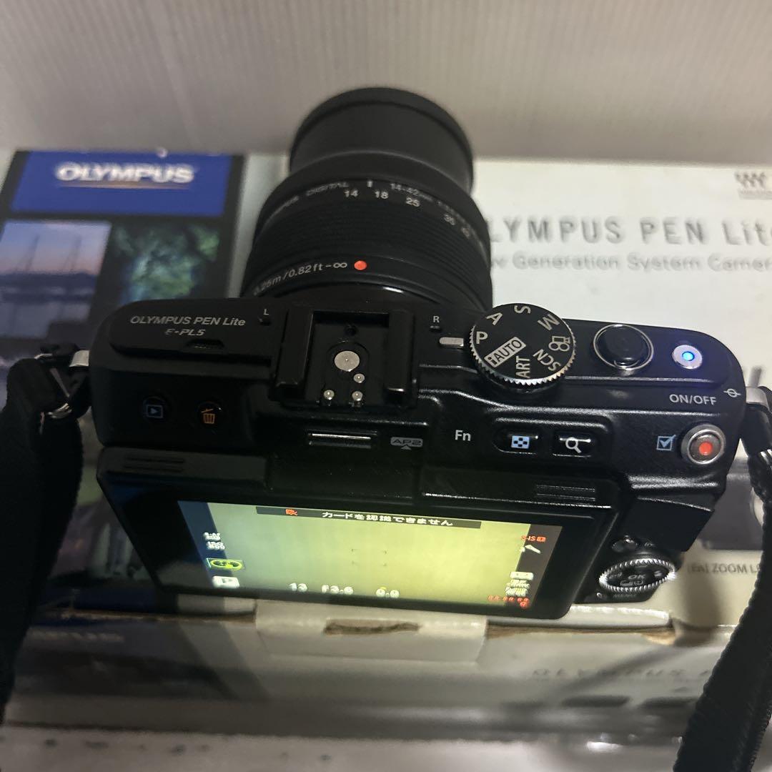 OLYMPUS PEN Lite E-PL5 ズームレンズ付き　訳あり　デジカメ