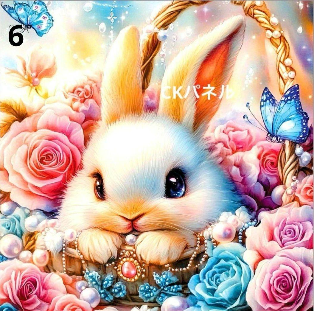 激レアパネル 444 　うさぎちゃんパネル生地　　ハンドメイド