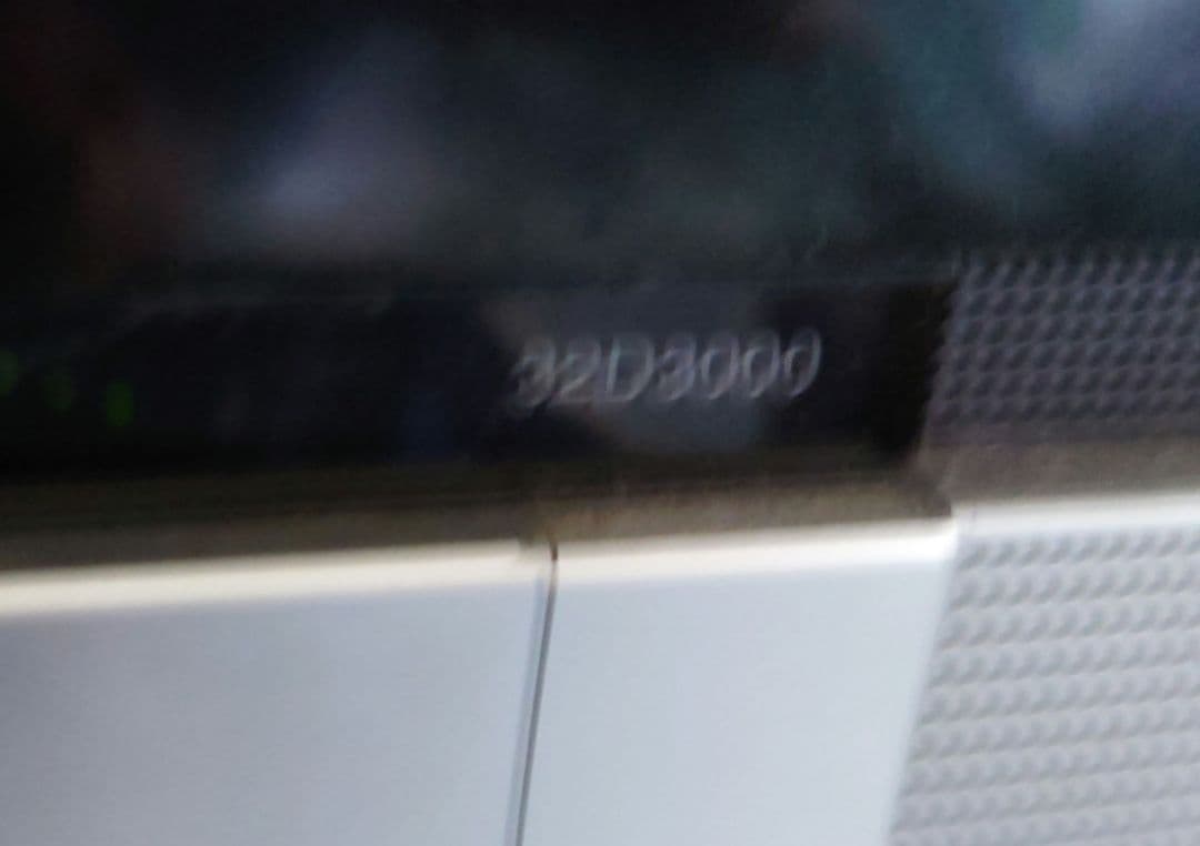【動作確認済】東芝 32型ブラウン管テレビ32D3000 D4端子 レトロゲーム