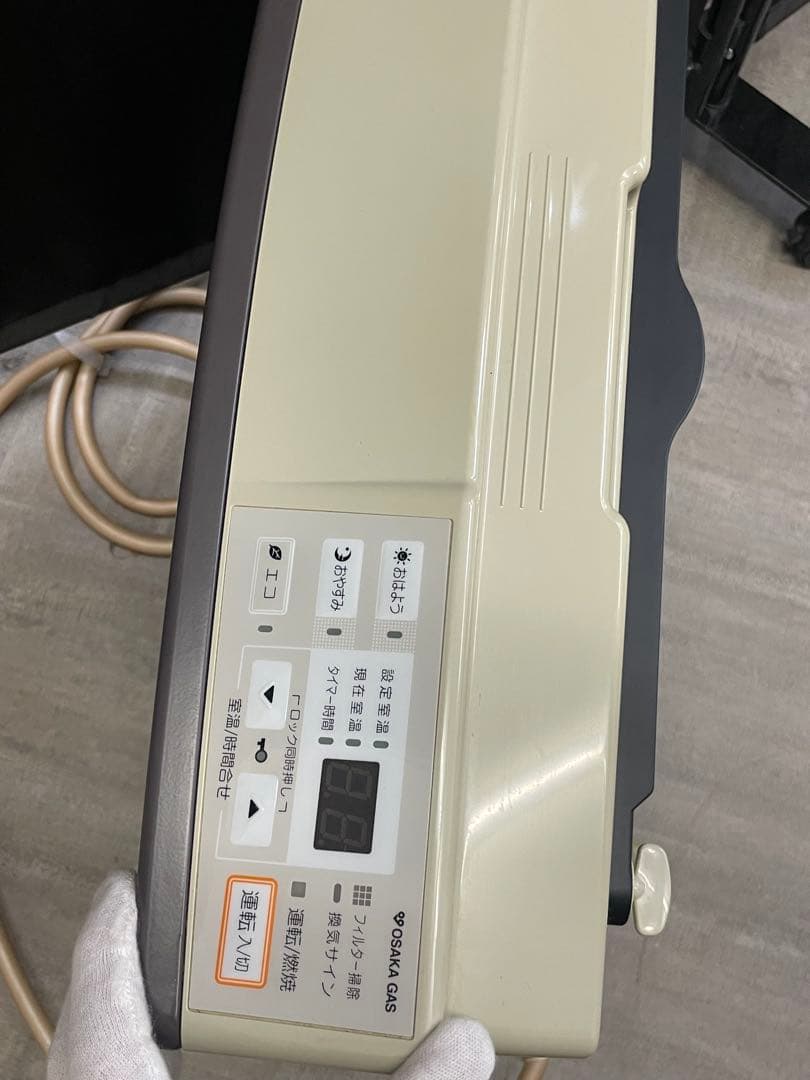 リンナイ ガスファンヒーター 都市ガス Rinnai Sガスホース付き 暖房器具