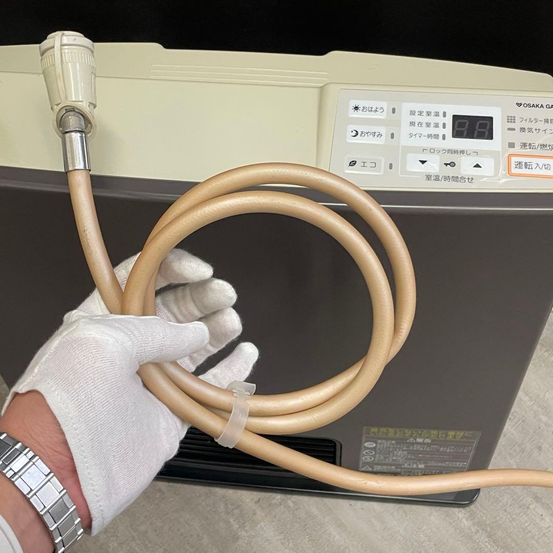リンナイ ガスファンヒーター 都市ガス Rinnai Sガスホース付き 暖房器具