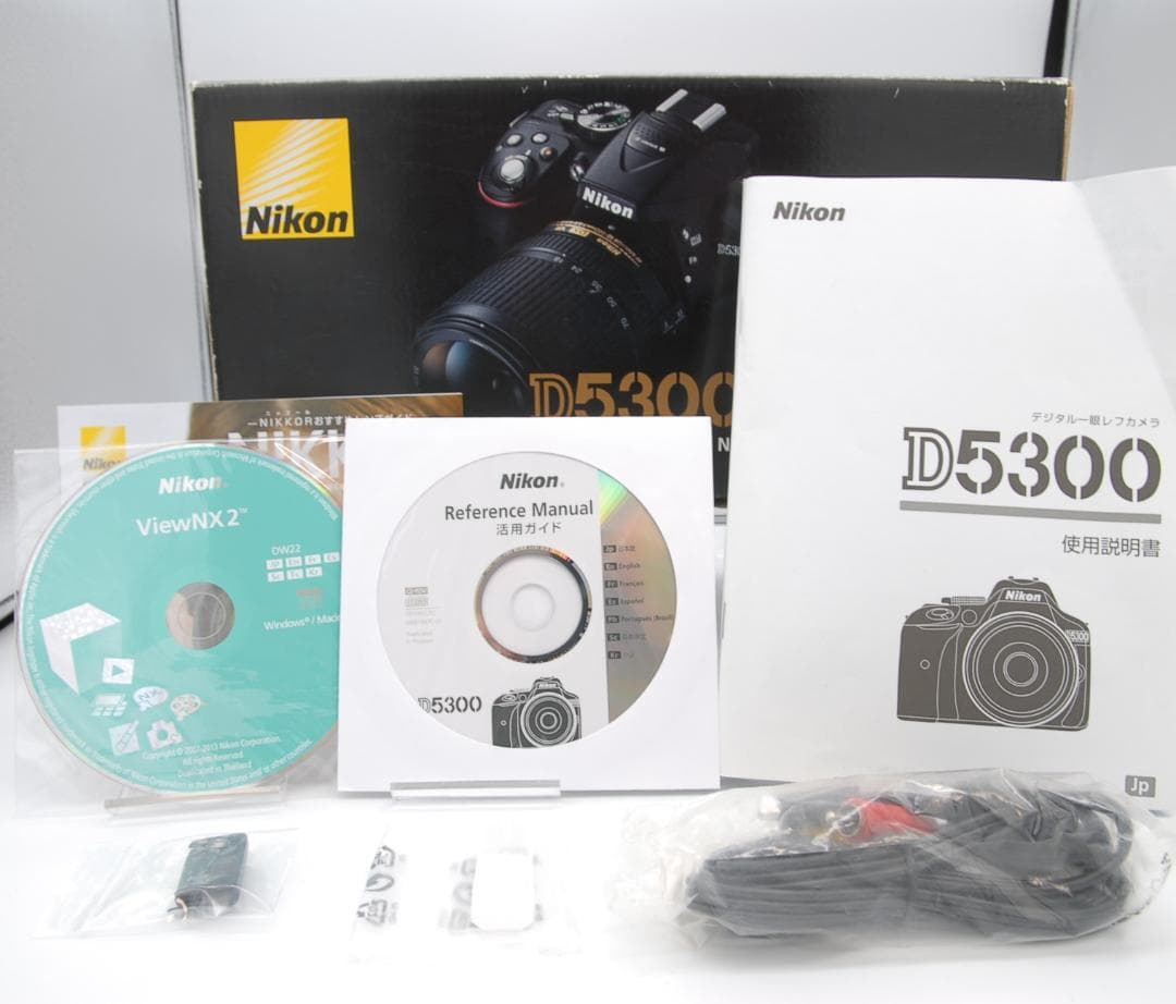 シャッター数458枚 Nikon D5300 レンズキット 美品 動作良好