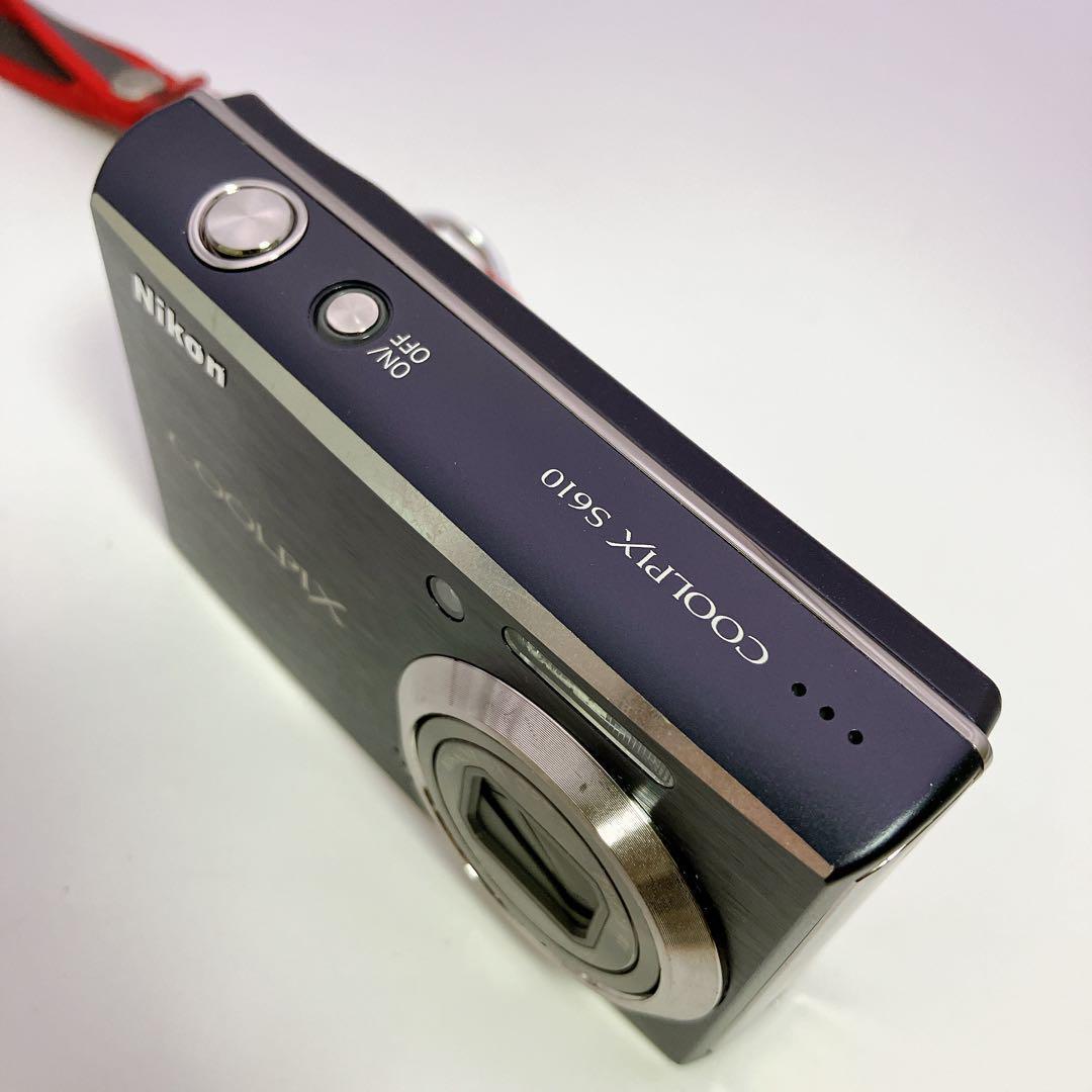 Nikon Coolpix S610 デジタルカメラ　動作品　スマホ転送　黒